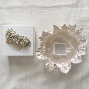 fua accessory 시작의 순간 아이보리 헤어콤 M 사이즈