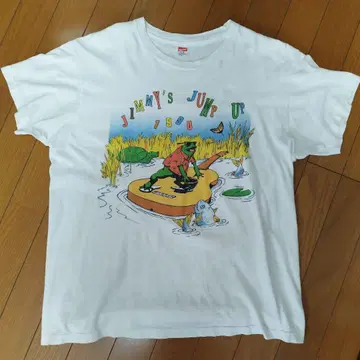 90s 지미 바페트 싱글 스티치 빈티지 T 레어 양면 그레이트 랜드