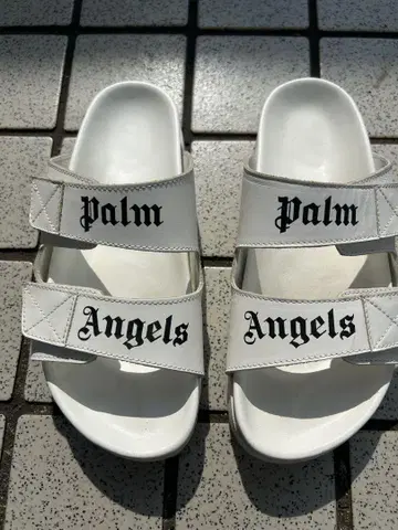 Palm Angels 비치 샌들 화이트