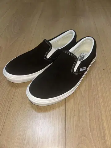 반스 블랙 슬립온 27cm