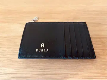 미사용 새상품 훌라 FURLA 까멜리아 카드 케이스 네로