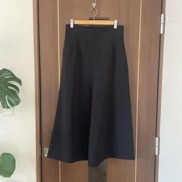 ADORE 블랙 와이드 팬츠