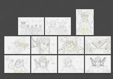 귀멸의 칼날 ufotable 유곽편 다음 회 예고 원화 엽서 세트 제1화