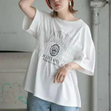 KBF 셔링 BIGTEE 상의 티셔츠