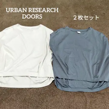 URBAN RESEARCH 프렌치 슬리브 백 턱 풀오버 2종 세트