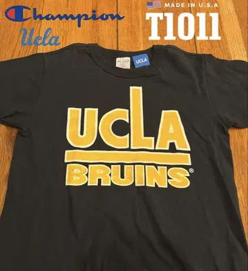 USA제 챔피온 T1011 UCLA 헤비 웨이트 티셔츠 네이비 S