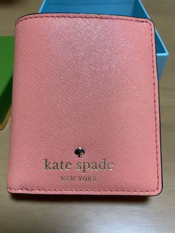 새상품급 kate spade 두겹 지갑 핑크 미니 지갑