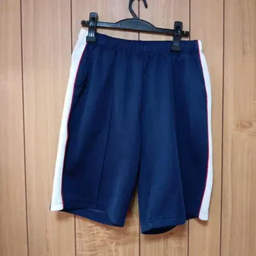 네이비 사이드 라인 팬츠