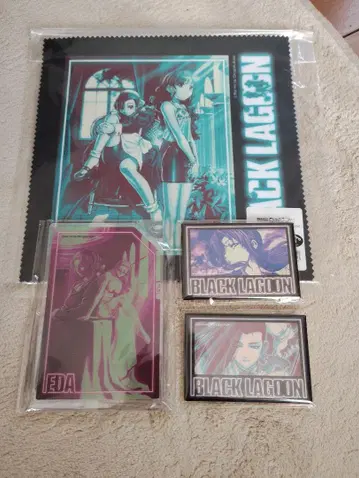 BLACK LAGOON dmm 스크래치 복권 아크릴 스탠드