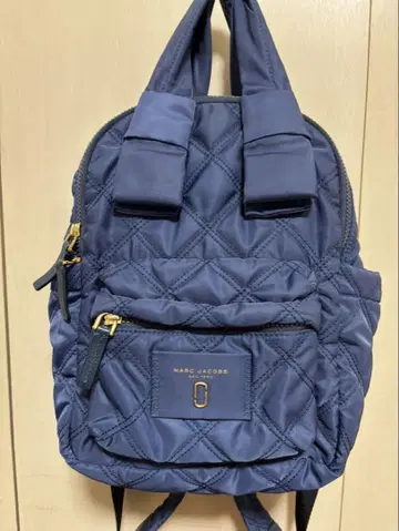 새상품급 MARC JACOBS 마크제이콥스 퀼팅 백팩 네이비