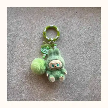 라부부 Labubu 키링 그린 인기