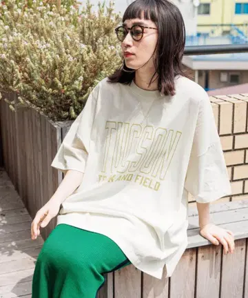 니코앤드 페이드 로고 튜닉 티셔츠