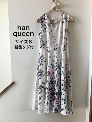 han queen 꽃무늬 원피스 S 사이즈 택 포함 새상품