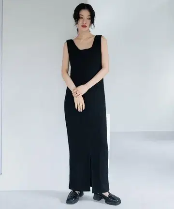VACANCY 셔링 JQ 맥시 원피스 택 포함 새상품