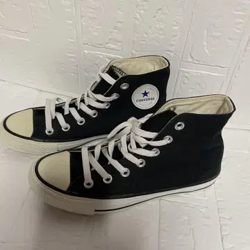 CONVERSE ALL STAR 블랙 하이컷 23.0