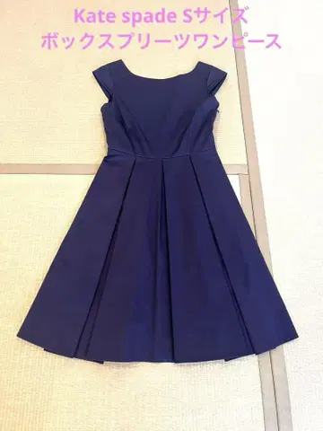 kate spade 네이비 무릎 기장 원피스 반팔