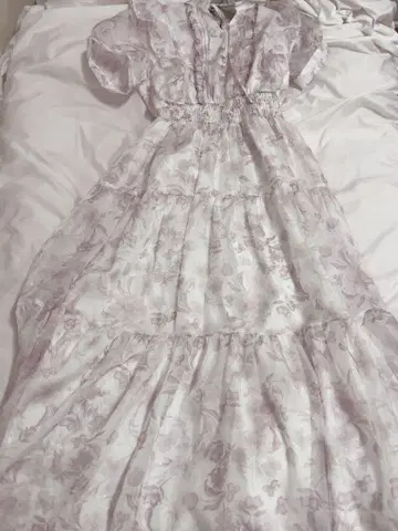 evelyn 라메 프릴 꽃무늬 op