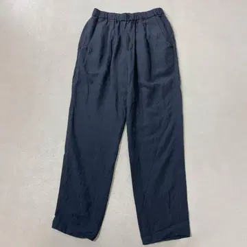 MORRIS&SONS 린넨 레이온 턱 이지 팬츠 마 혼방