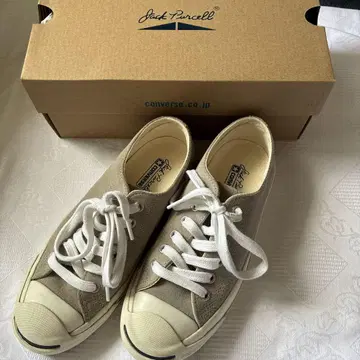 컨버스 Jack Purcell 그레이 스니커즈 23.5cm