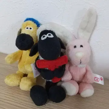 NICI 봉제 인형 키링 세트