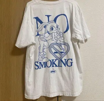 NO SMOKING 티셔츠 화이트
