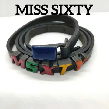 MISS SIXTY 미스 식스티 이탈리아제 가죽 벨트 천연 가죽