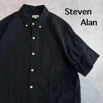스티븐 앨런 셔츠 반팔 상의 쿠바 셔츠 Steven