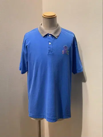 마크앤로나 블루 바이컬러 폴로 셔츠 XL 50