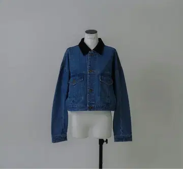 lohen 로헨 크롭 데님 자켓