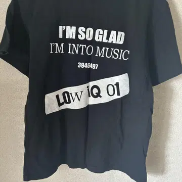 LOW iQ 01 블랙 티셔츠 M