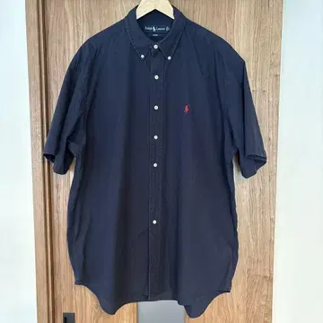 Ralph Lauren Blake 반팔 셔츠 XL 네이비