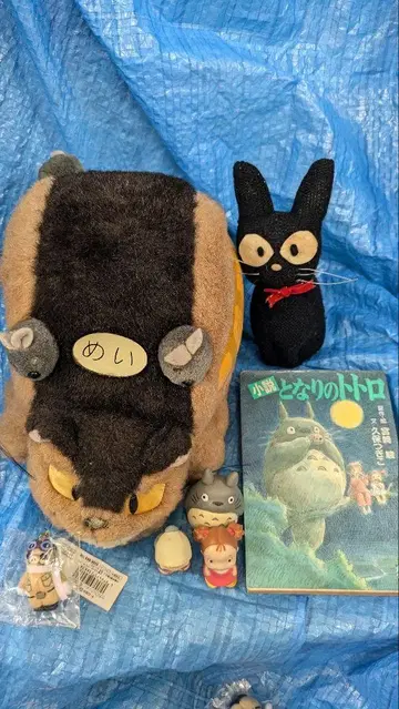 토토로 봉제 인형 세트와 책