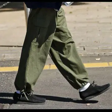 COUNTRY MOMENT 카고 팬츠 사이즈 2 올리브 그린