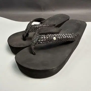 Roxy 플립플랍 하이힐 여성용 블랙 23cm