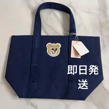 당일 발송 페이러 올드 테디 와펜 토트백 네이비 소 사이즈
