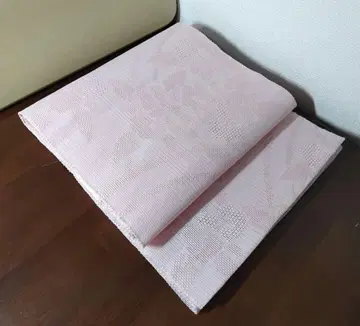 여름 나고야 화학 섬유 복숭아색 카트레아 시스루 무늬 미사용품
