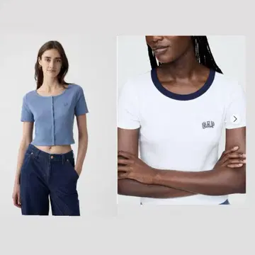 GAP 리브 티셔츠