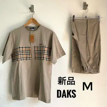 새상품 닥스 DAKS 잠옷 반팔 파자마 M 사이즈 여름 남성용