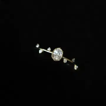 No.708 fleurline ring / gold: 골드 링 반지