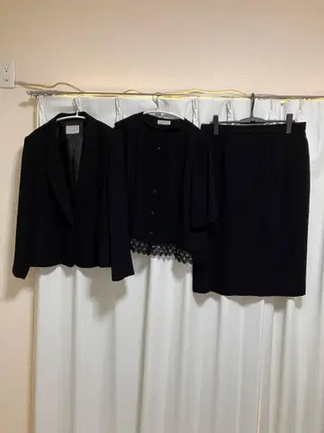 19호 블랙 수트 3개 세트