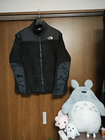 The North Face 블랙 플리스 자켓