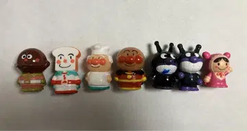 [중고] 호빵맨 레트로 손가락 인형 7개 손가락 인형 피규어