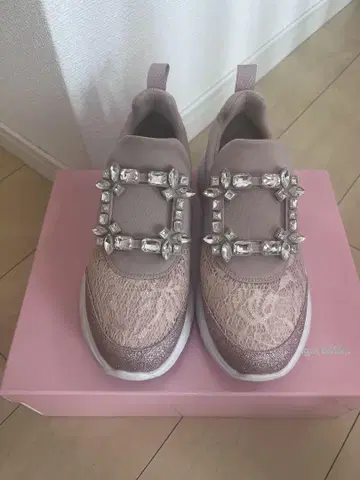 Bridget Birkin 버클 스니커즈(525001) 핑크