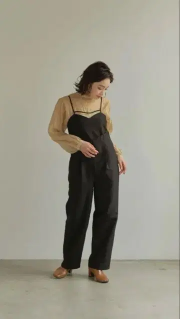 eaphi bustier line salopette 살로펫