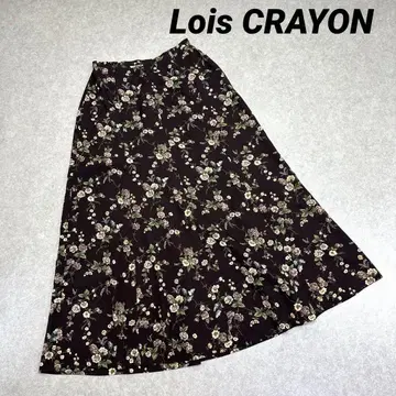 Lois CRAYON 로이스크레용 스커트 꽃무늬 앤티크 플레어