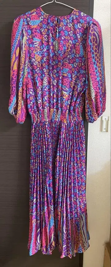 diane frais 멀티 컬러 프린트 패턴 롱 원피스