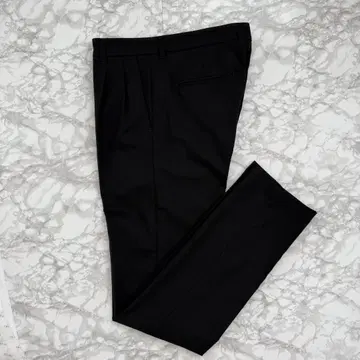 미사용품 시 플러스 플리츠 슬랙스 이탈리아제