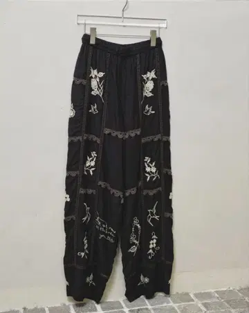 오늘의 자수 패치워크 팬츠 38