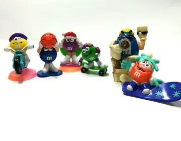 m&m's 초콜릿 캐릭터 입상 6종 세트