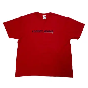 TOMMY JEANS 로고 티셔츠 타미힐피거